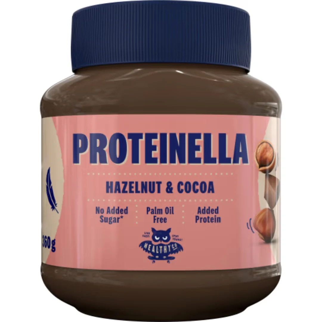 Healthyco Hazelnut Cocoa Proteinella - Smooth Hazelnut and Cocoa Spread 360g