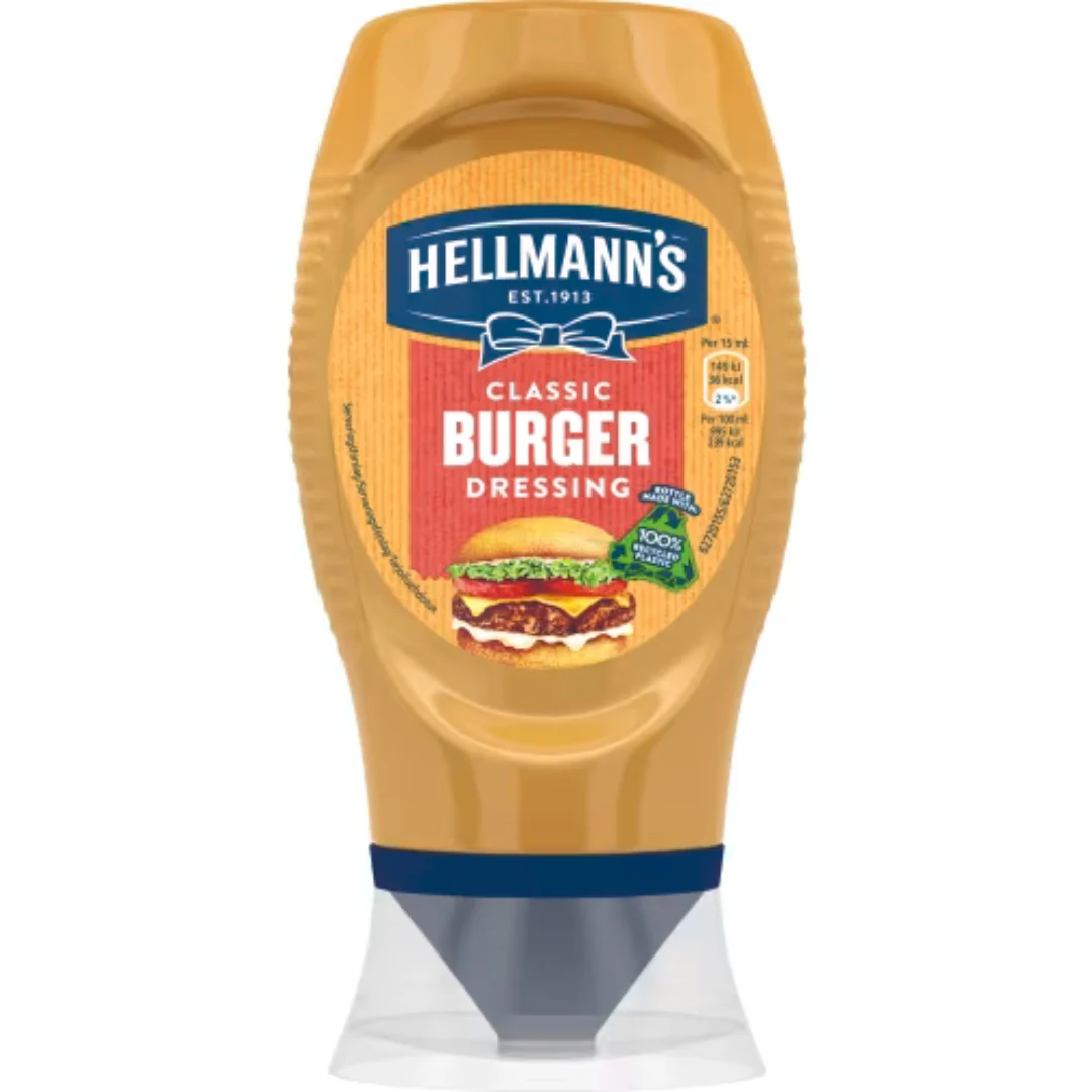 Hellmann's Hamburger Dressing - Classic Burger Dressing 250ml