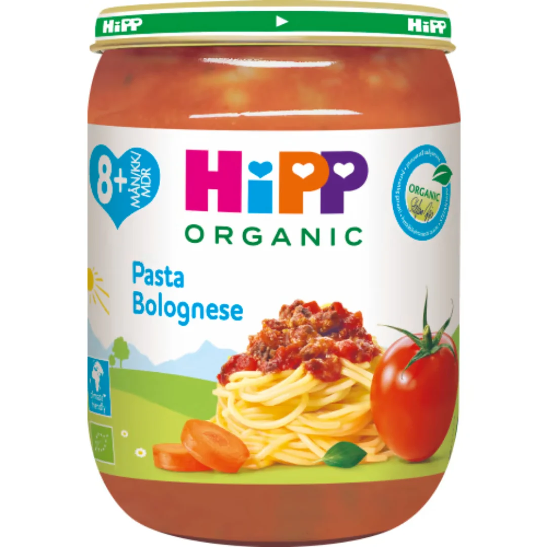 Hipp Bolognese Pasta 8 MÄnader - Organic Pasta Bolognese 190g