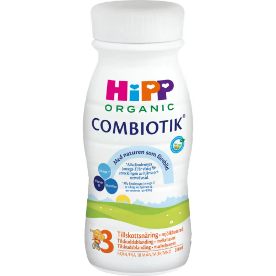 Hipp Combiotik 3 TillskottsnÀring FrÄn 10 MÄnader - Follow-On Formula Drink 200ml