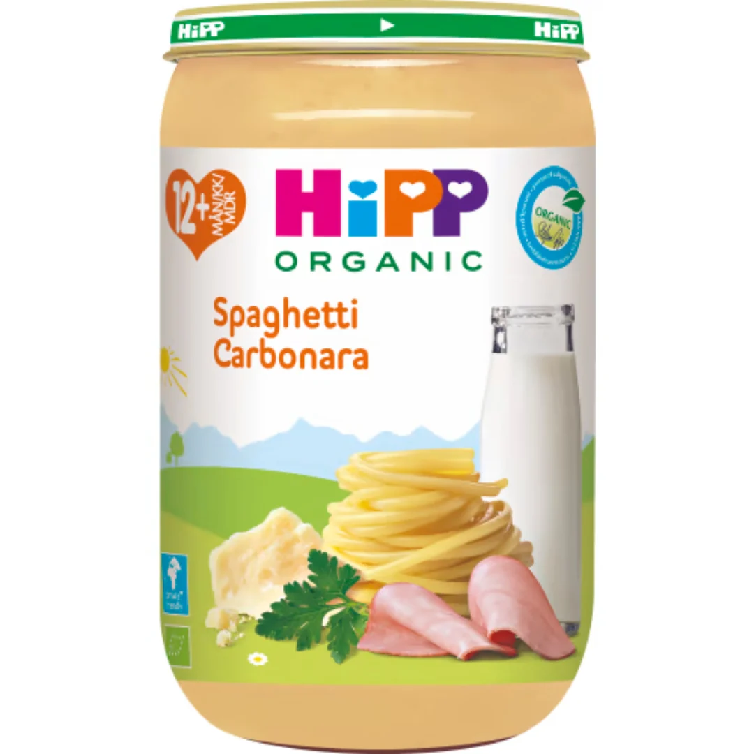 Hipp Spaghetti Carbonara 12 MÄnader - Organic Spaghetti Carbonara 250g