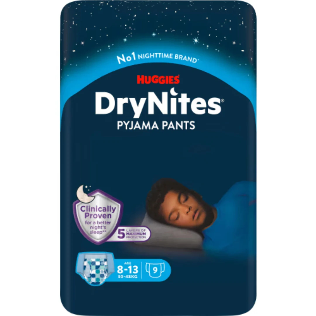 Huggies Pyjama Pants Teen 27-57kg Nattblöjor - Night Diapers 27-57kg 9p