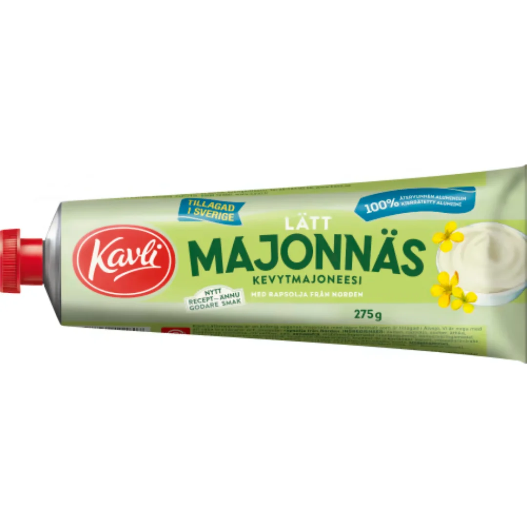 Kavli Lättmajonnäs - Light Vegan Mayonnaise 275g