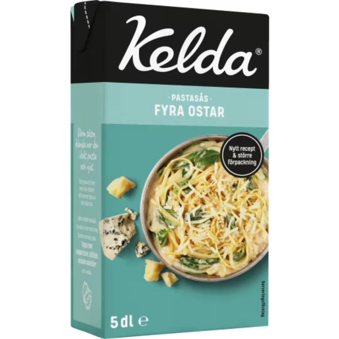Kelda PastasÄs Fyra Ostar - Four Cheese Pasta Sauce 5dl