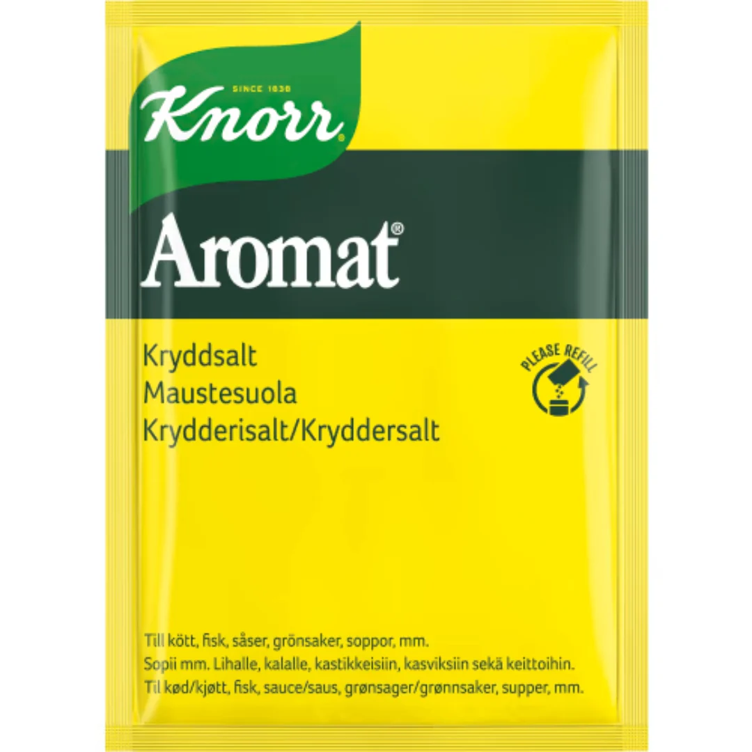 Knorr Aromat Kryddsalt PÄse - Aromat Seasoned Salt Refill 90g