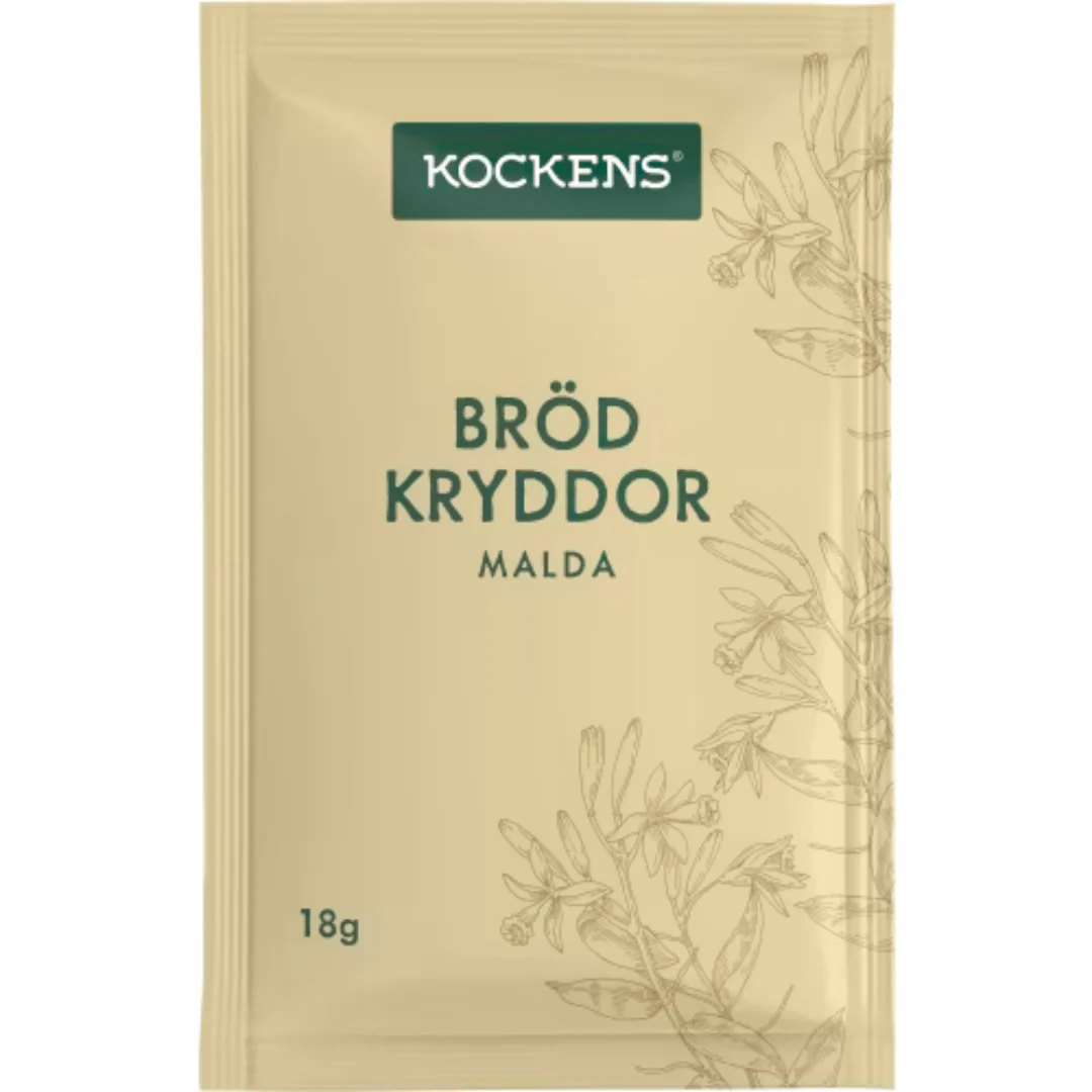 Kockens Brödkryddor Malda PÄse - Bread Spices 18g