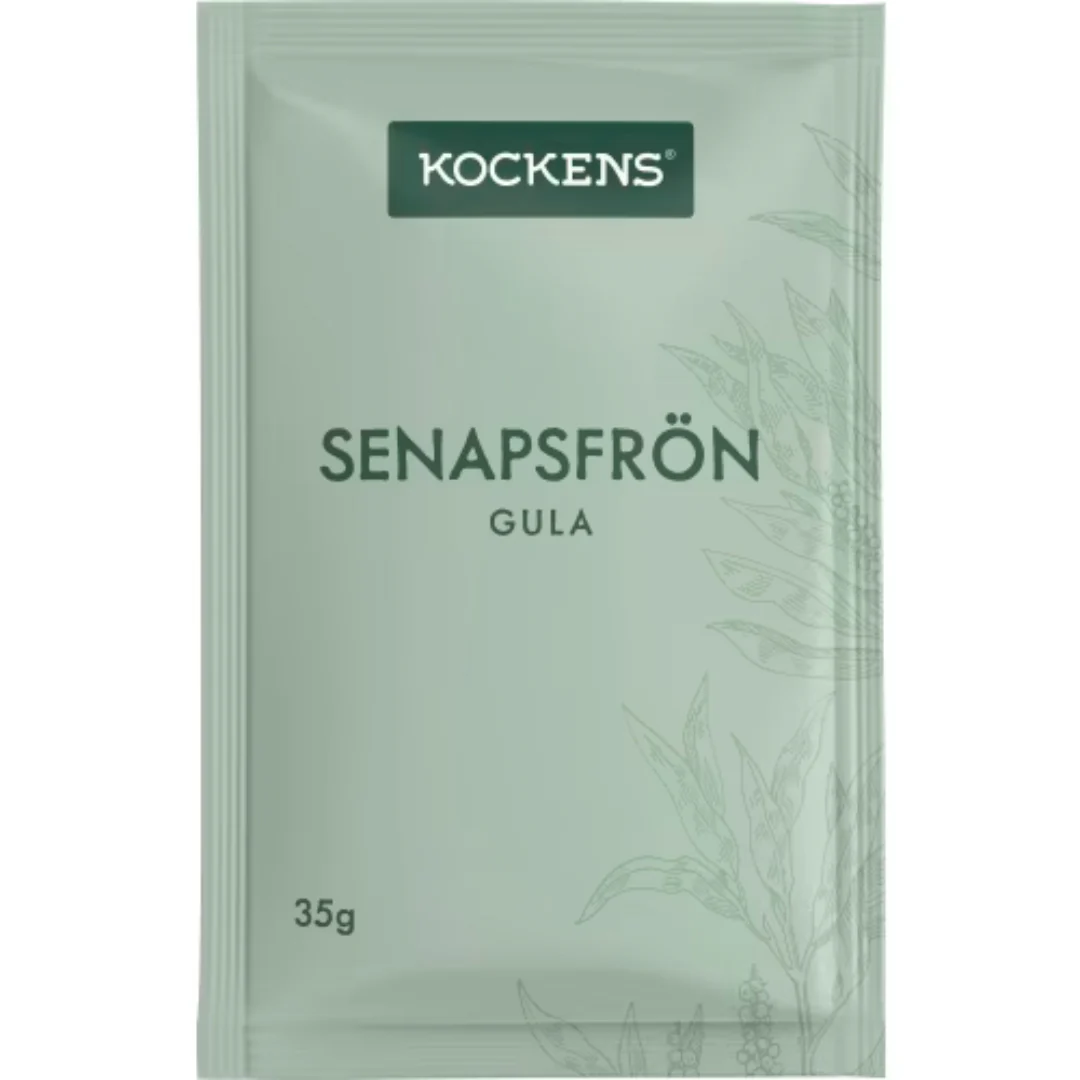 Kockens Gult Senapsfrö PÄse - Mustard Seeds 35g