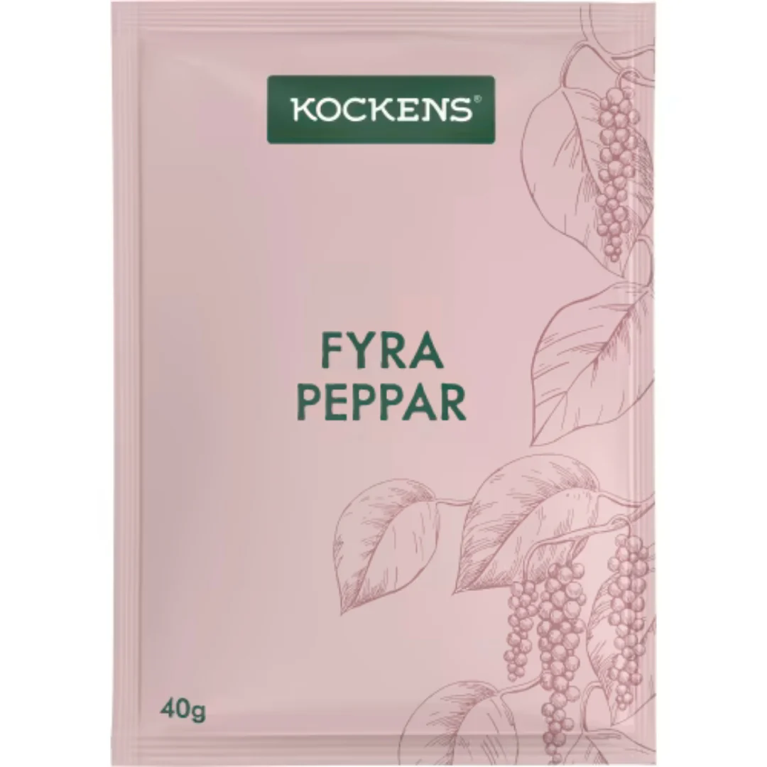 Kockens Peppar Fyra Sorter PÄse - Four Pepper Blend 40g