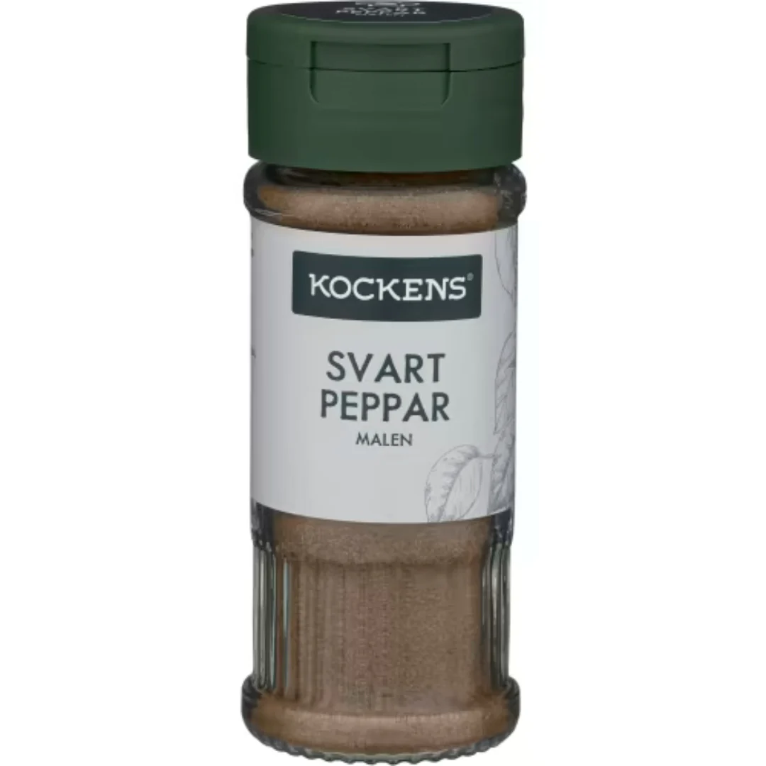 Kockens Svartpeppar Malen Burk - Black Pepper 43g