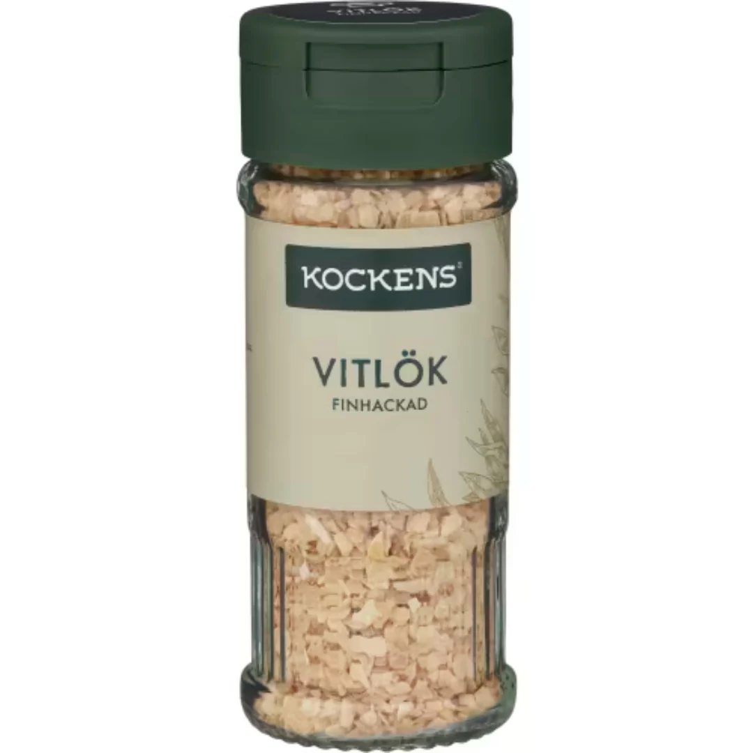 Kockens Vitlök Finhackad Burk - Chopped Garlic 50g