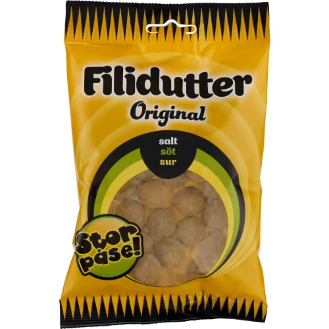 Konfekta Filidutter Original - Mix of Salty, Sour, and Sweet 140g
