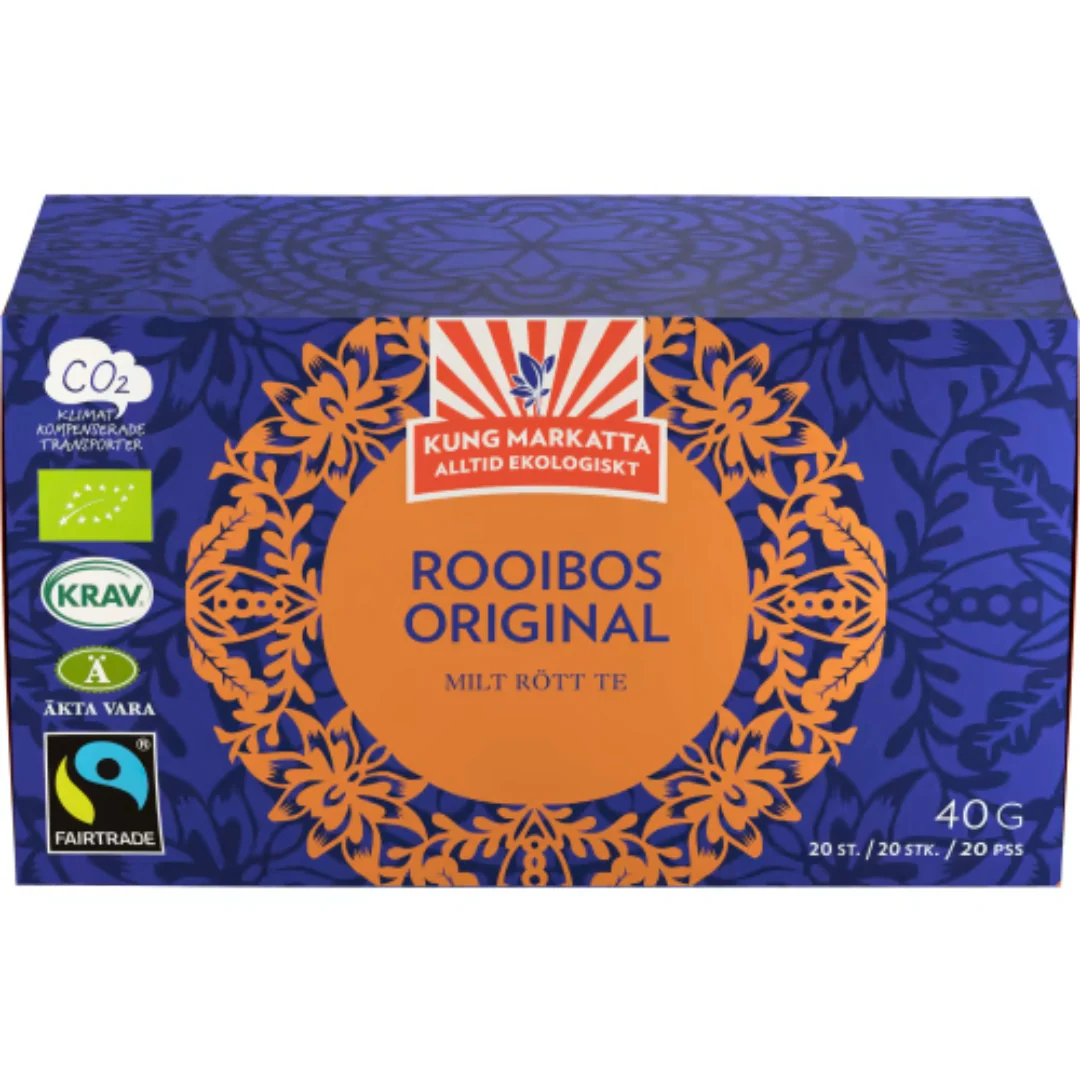 Kung Markatta Rooibos Milt Rött Te - Organic Rooibos Tea 20p
