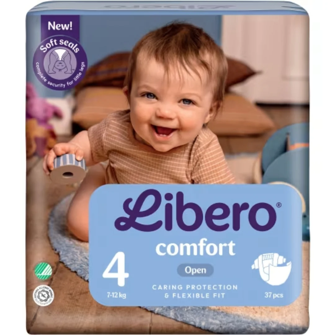 Libero Comfort 4 7-12kg Tejpblöjor - Tape Diapers 7-12kg