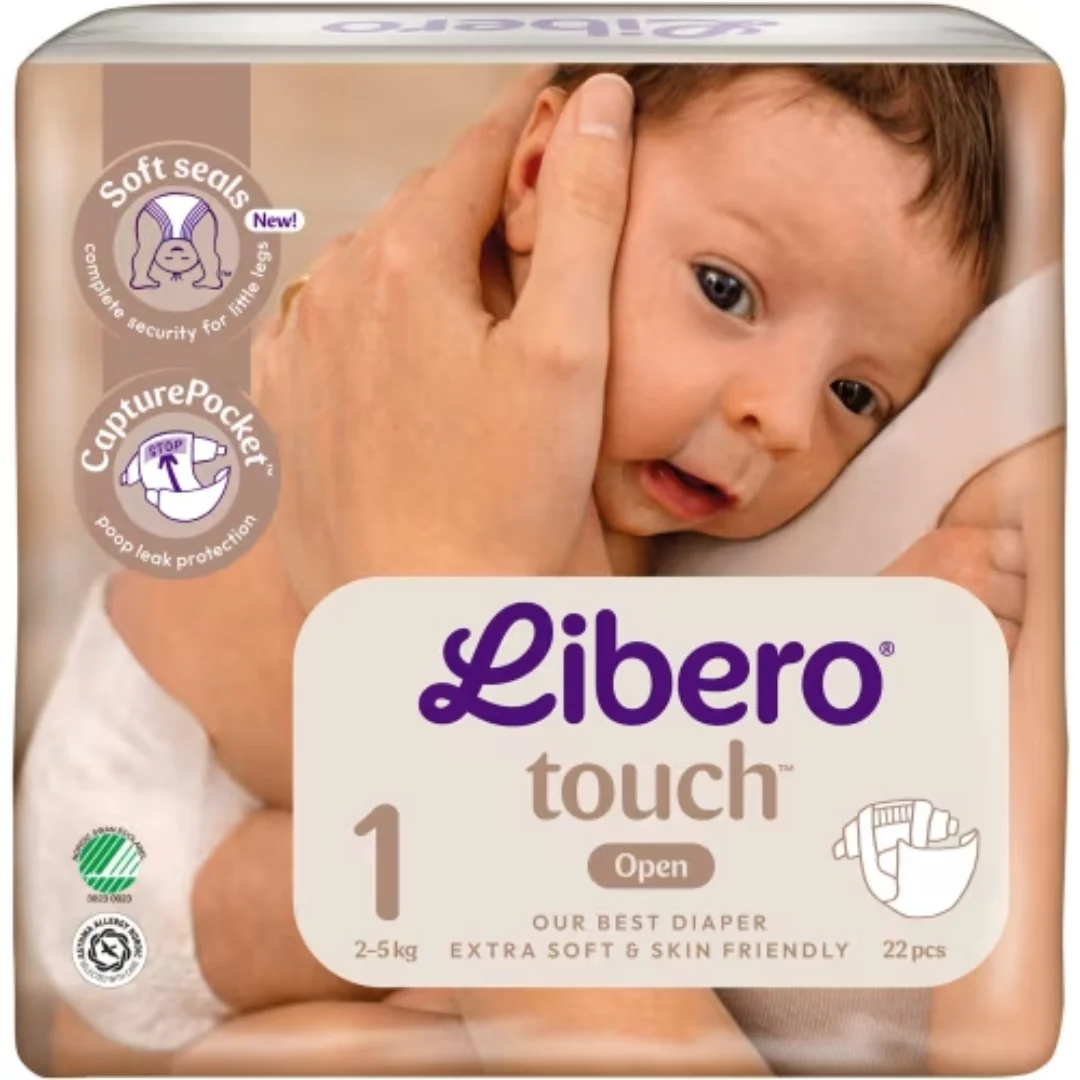Libero Touch 1 2-5kg Tejpblöjor - Diaper 2-5kg 22p