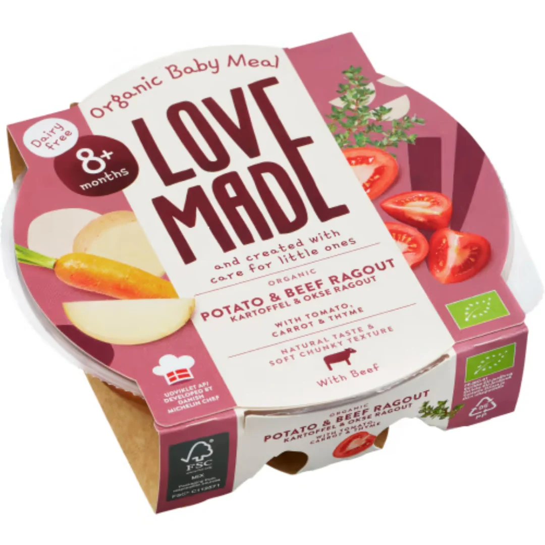 Love Made Potato & Beef Ragout 8 MÄnader - Potato & Beef Ragout 185g