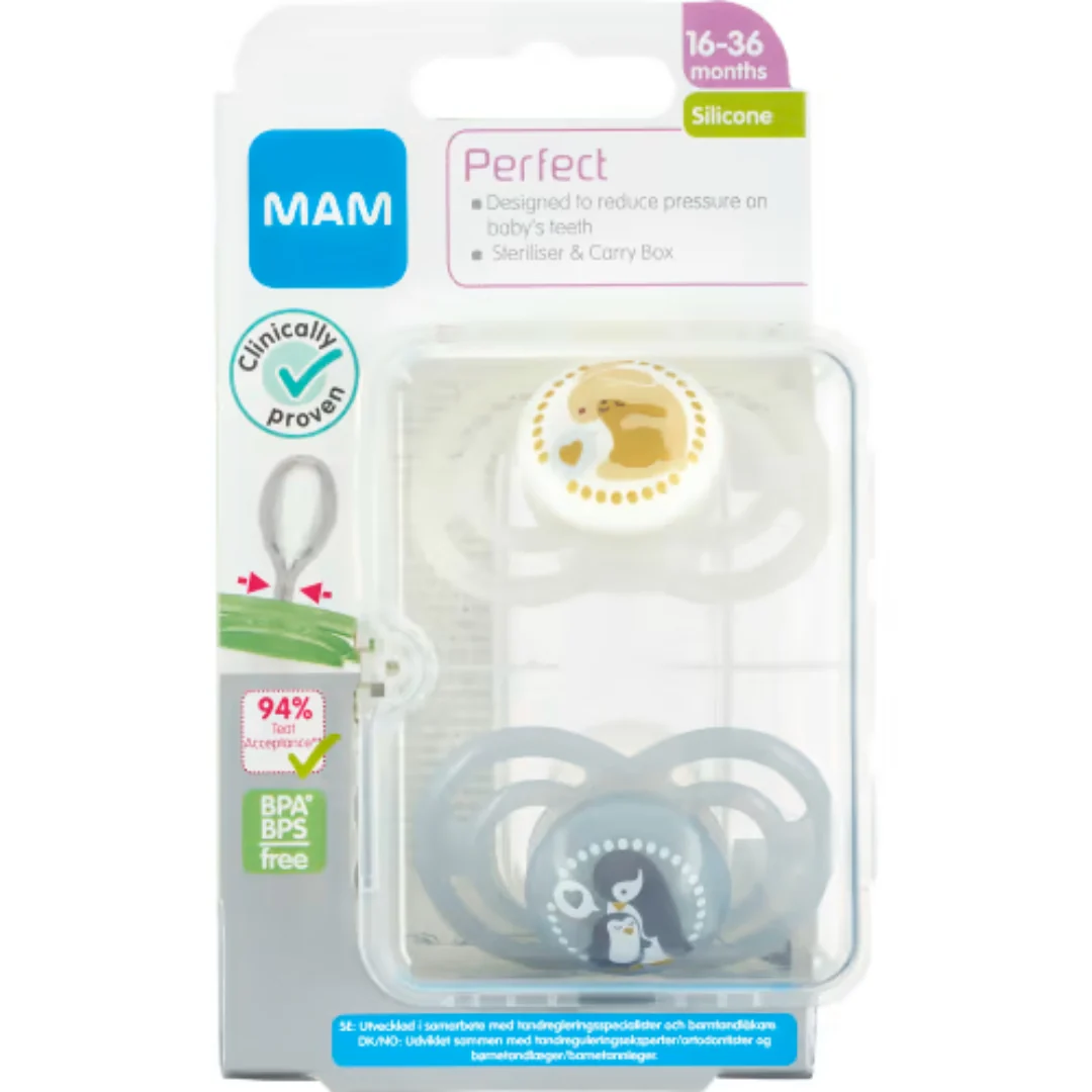 Mam Napp Perfect Silikon 16-36 MÄnader - Perfect Pacifier 2p