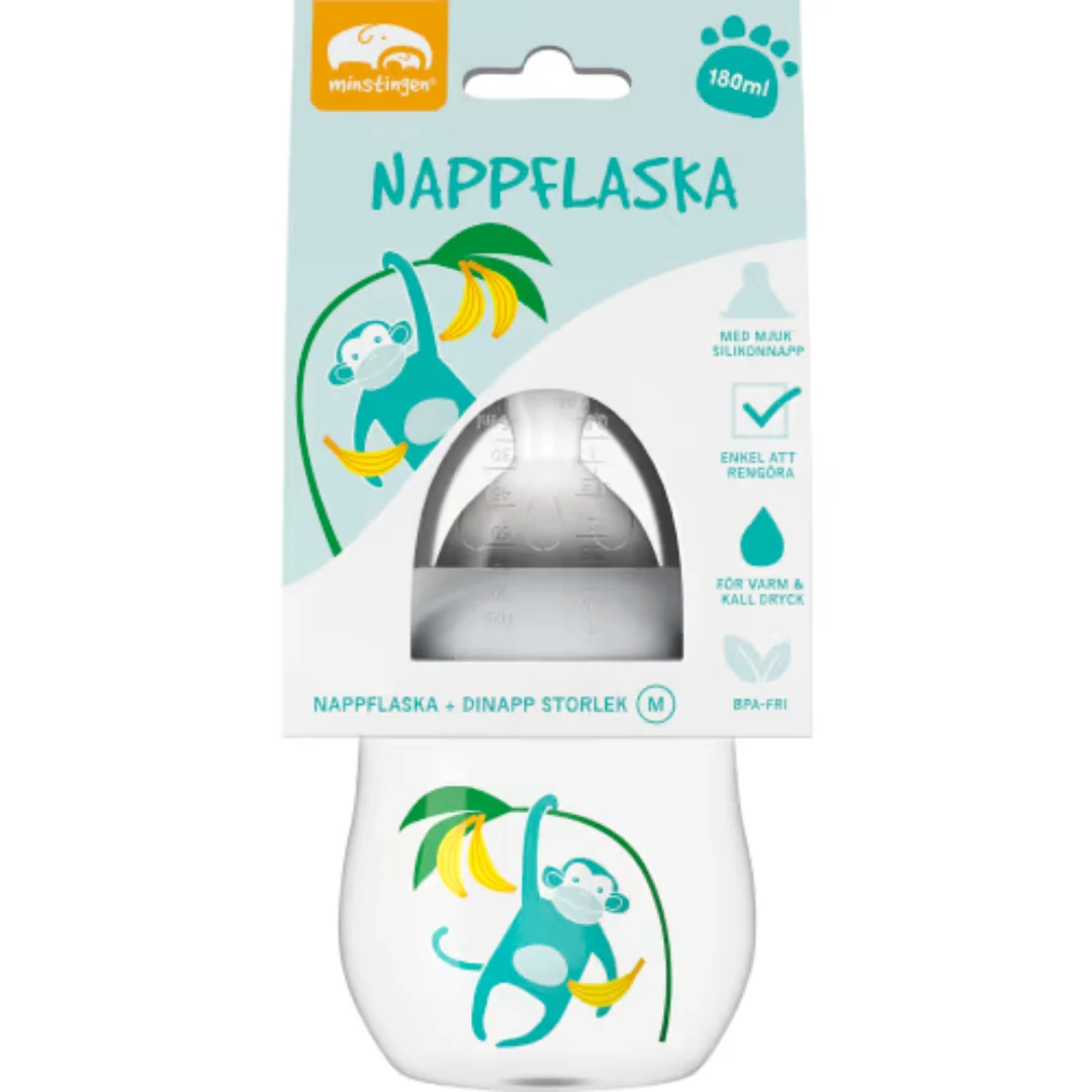 Minstingen Apa Nappflaska - Baby Bottle 180ml