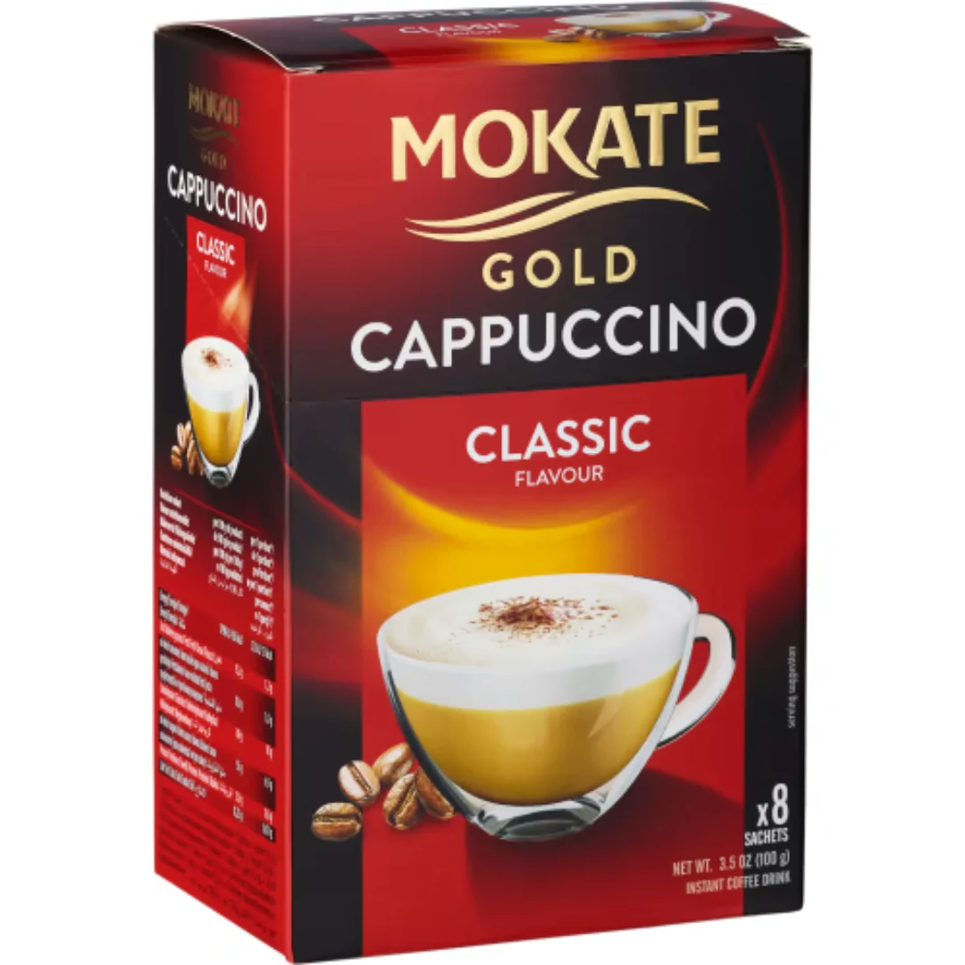 Mokate Cappuccino Classic Snabbkaffe - Cappuccino Classic Instant Coffee 100g