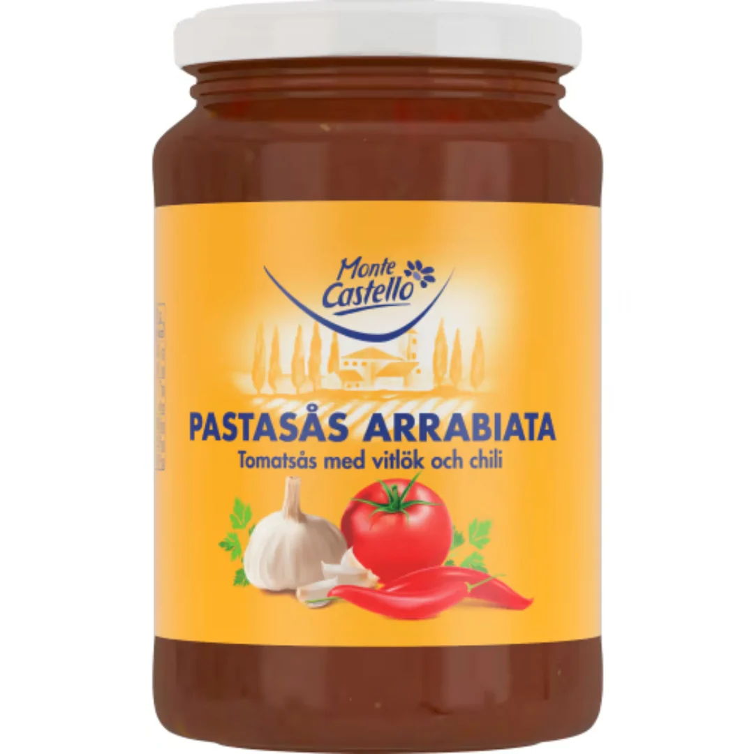 Monte Castello Arrabbiata PastasÄs - Pasta Sauce with Tomato, Garlic, and Chili 480g