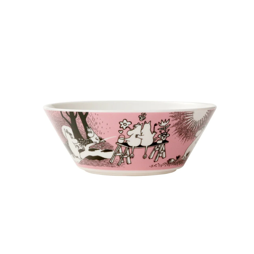 MUMIN Skål Kärlek Rosa 15CM