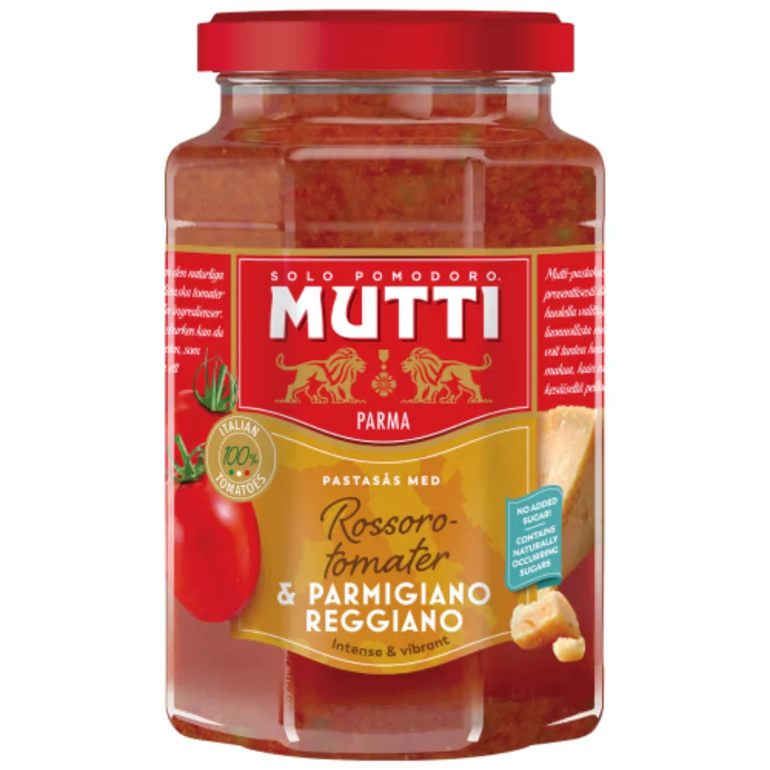 Mutti Rossorotomater & Parmigiano PastasÄs - Pasta Sauce 400g