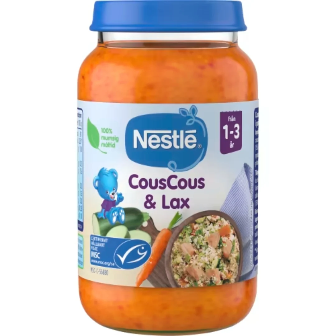 NestlĂ© Couscous & Lax 1-3 Ă
r - Couscous & Salmon 220g
