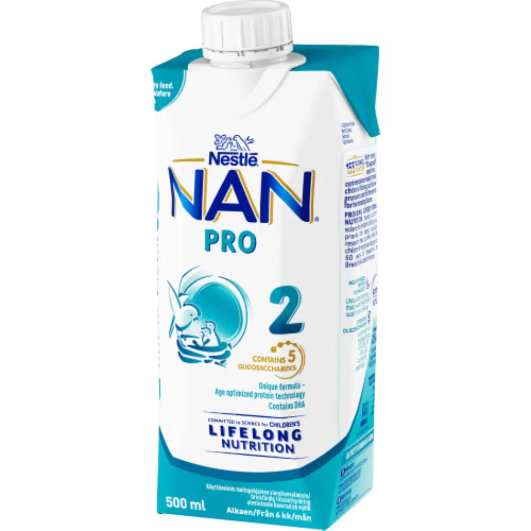 Nestlé Nan 2 Pro Modersmjölksers Från 6 Månader - Follow-on Milk Drink with 2’-FL & DHA 500ml