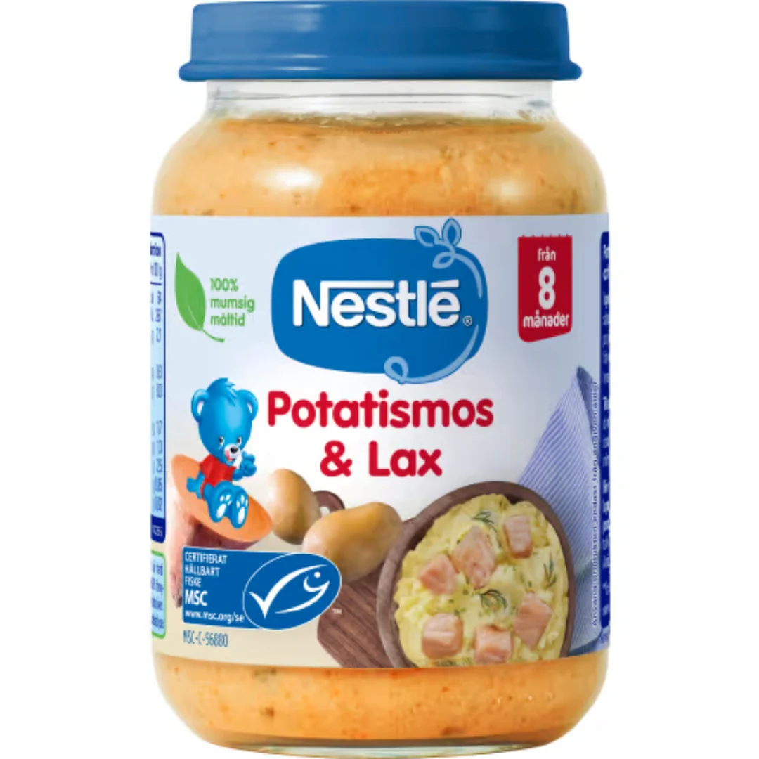 Nestlé Potatismos Lax 8 MÄnader - Mashed Potatoes & Salmon 190g