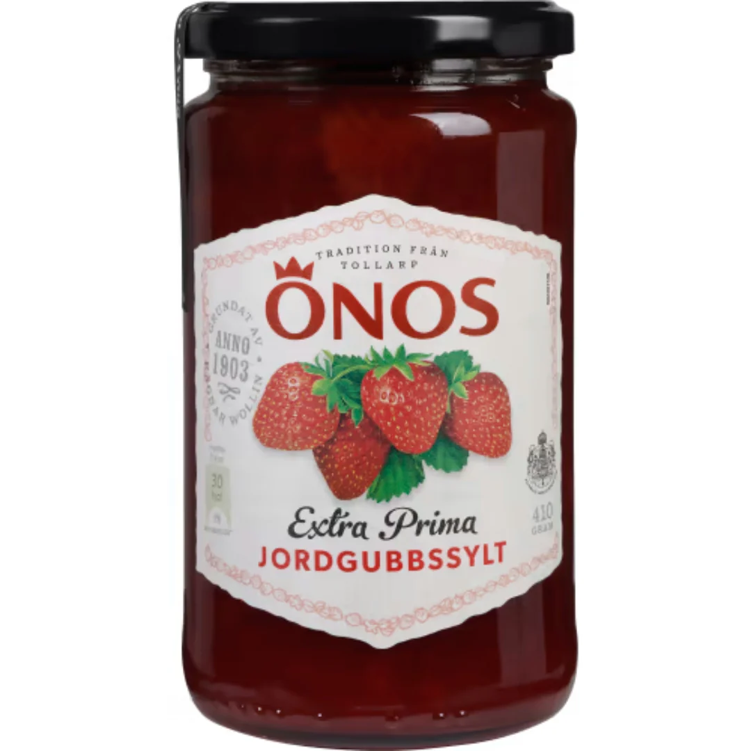 Ă–nos Jordgubbssylt Extra Prima - Extra Prima Strawberry Jam 410g