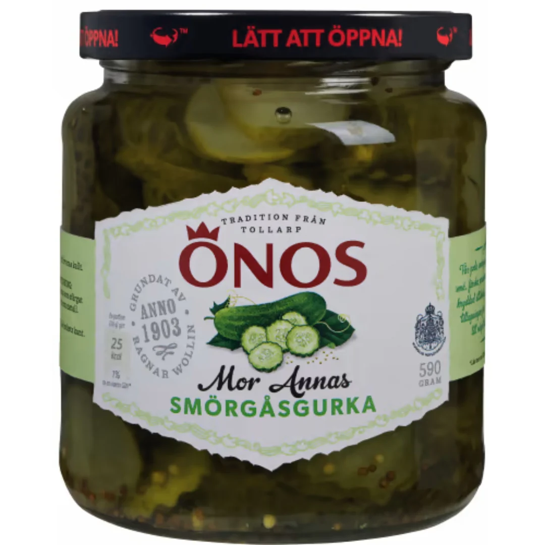 Ănos Mor Annas SmörgĂ„sgurka - Sandwich Pickles 590g