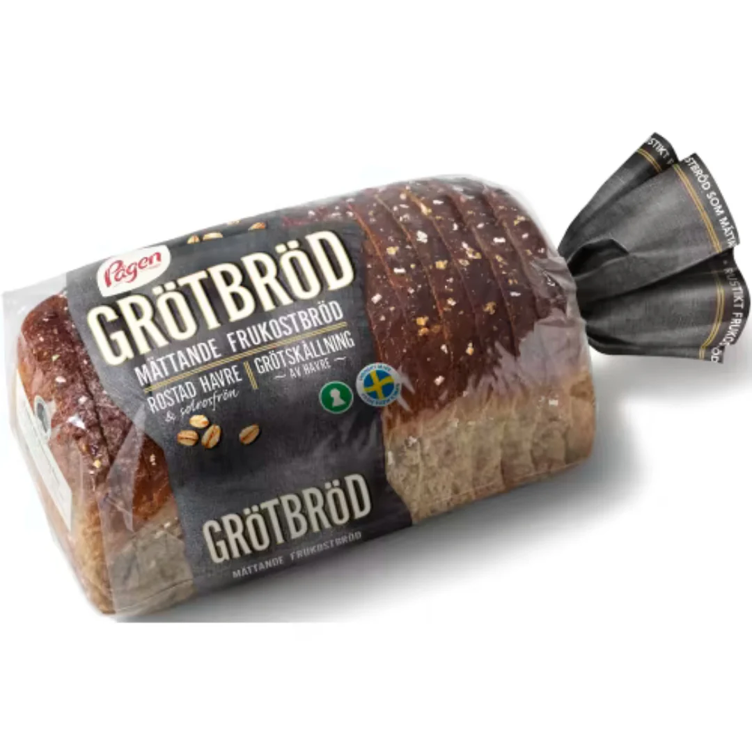 Pågen Grötbröd - Bread baked with oat Porridge Scalding 780g