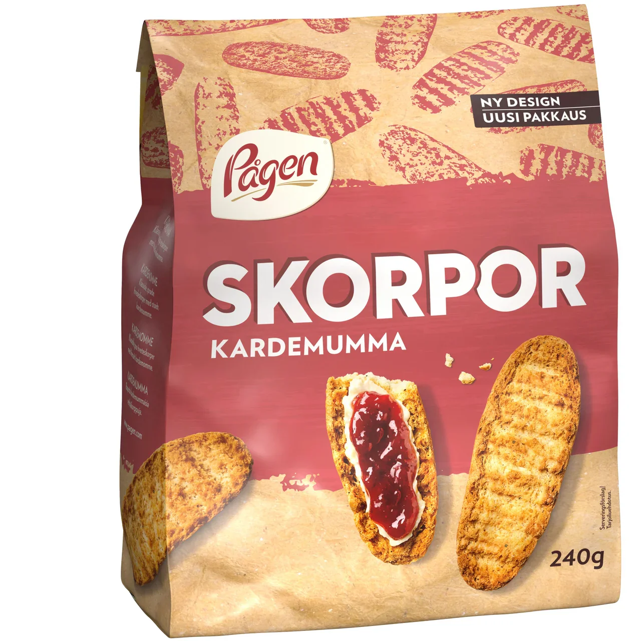 PÄgen Kardemumma skorpor - Cardamom Rusks 240g