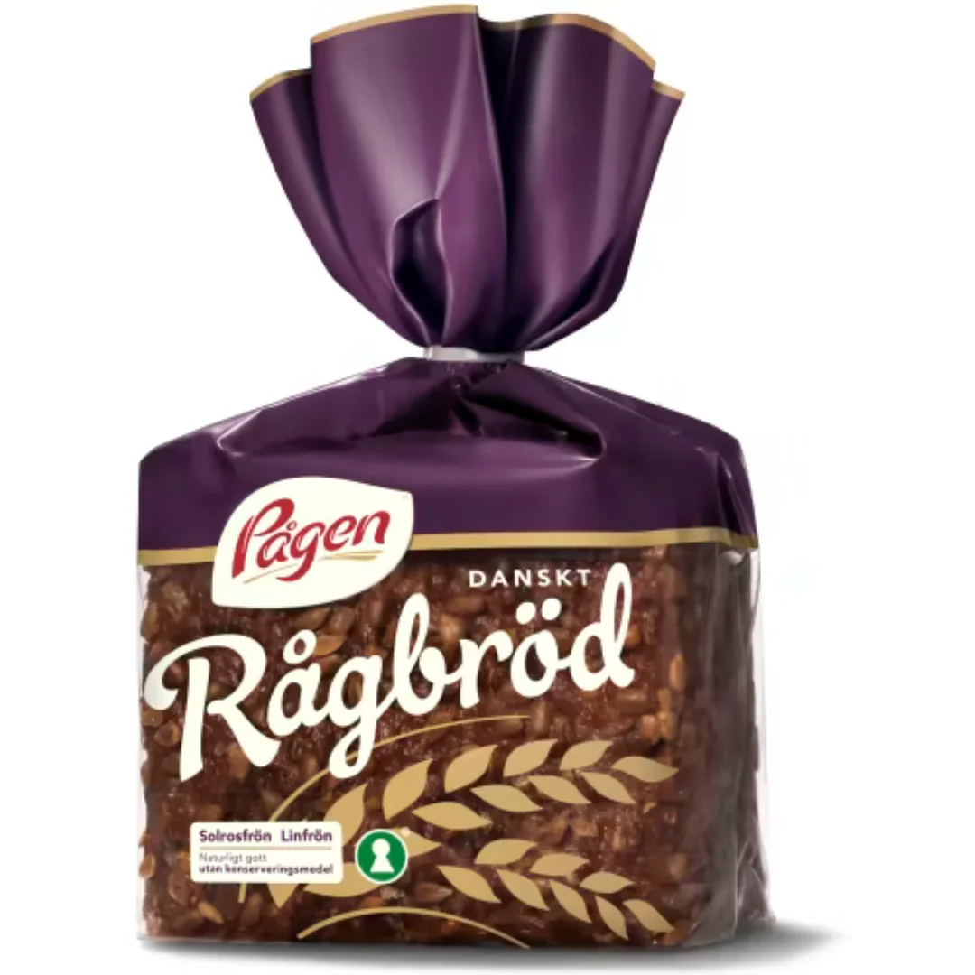 PÄgen RÄgbröd Danskt Solros- Och Linfrön - Danish Rye Bread 400g