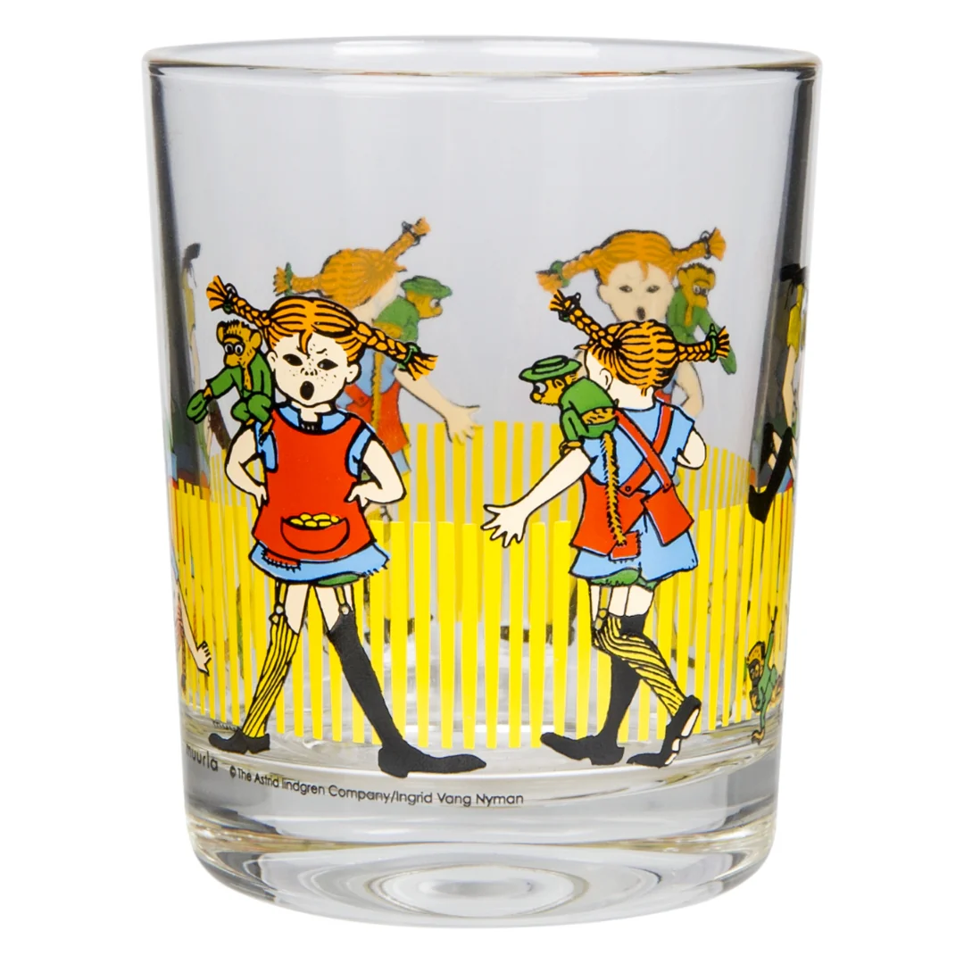 PIPPI Dricksglas 2DL Pippi LÄngstrump