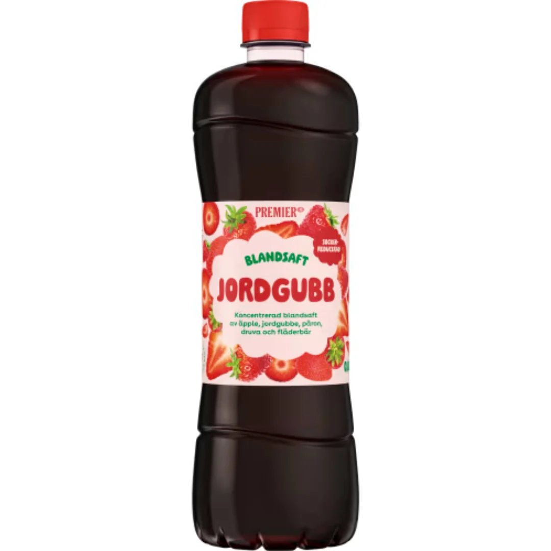 Premier Jordgubb Blandsaft - Strawberry Cordial 0.8L