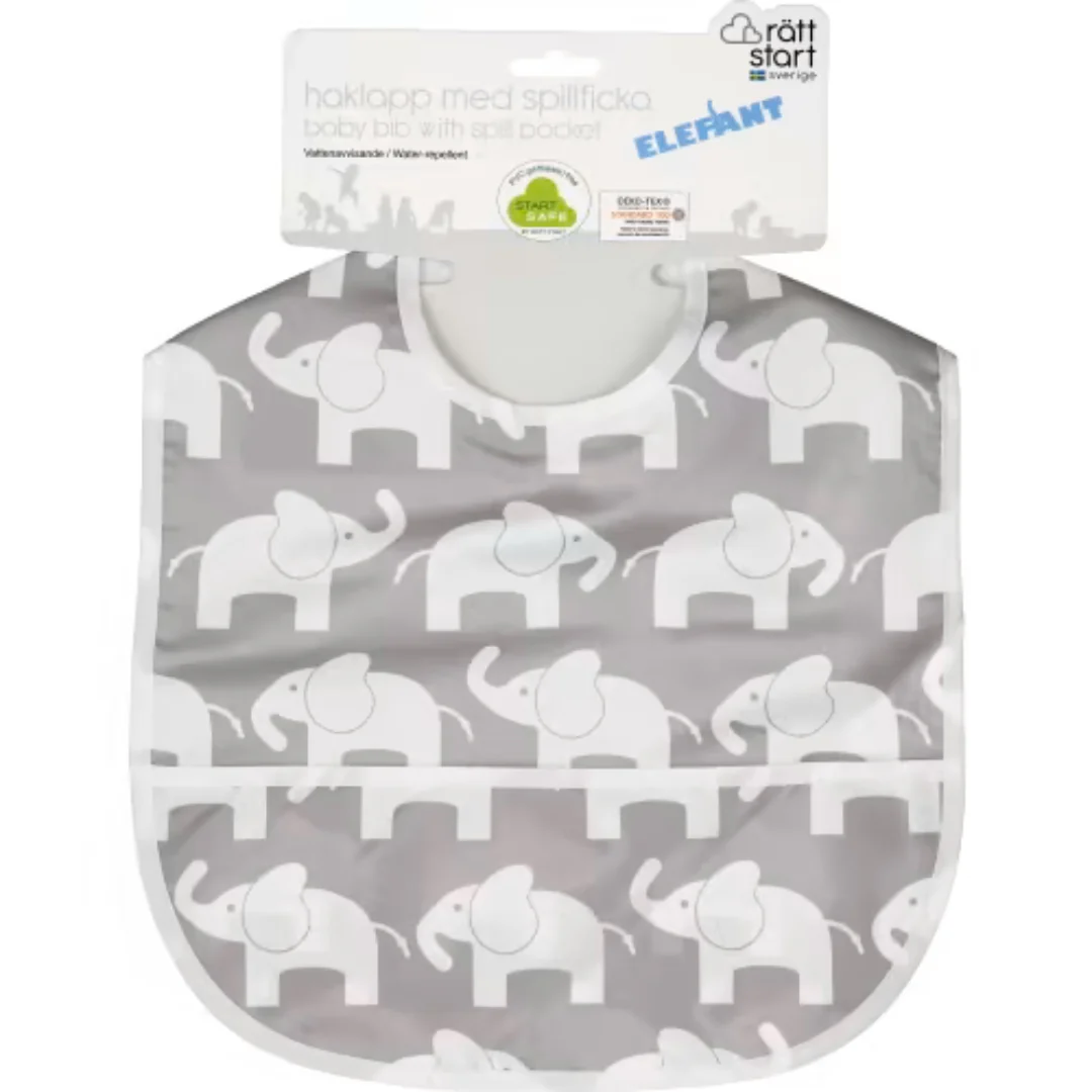 Rätt Start Haklapp med Spillficka - Bib with Velcro Fastening 1p