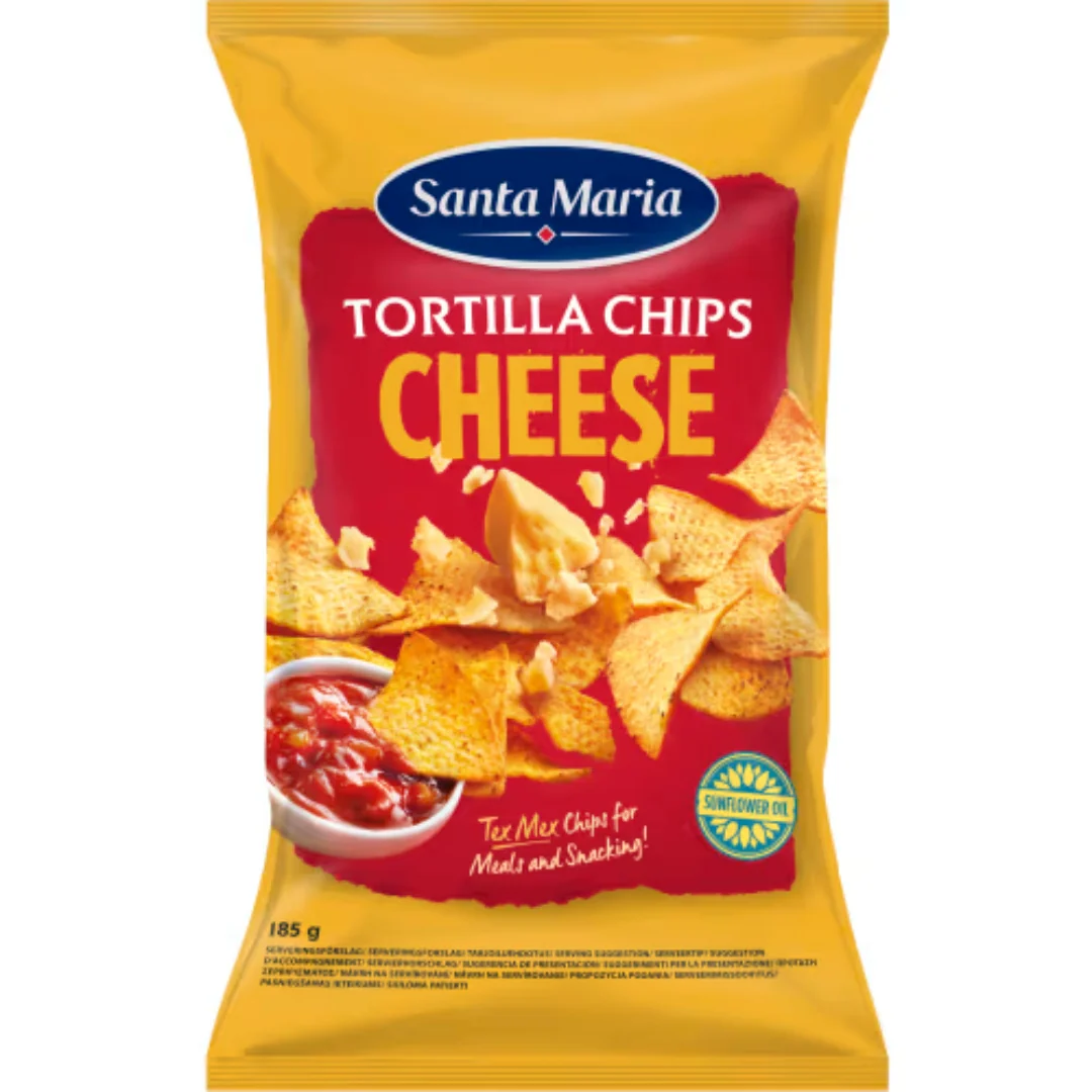 Santa Maria Tortilla Chips Cheese - Tortilla Chips Cheese 185g
