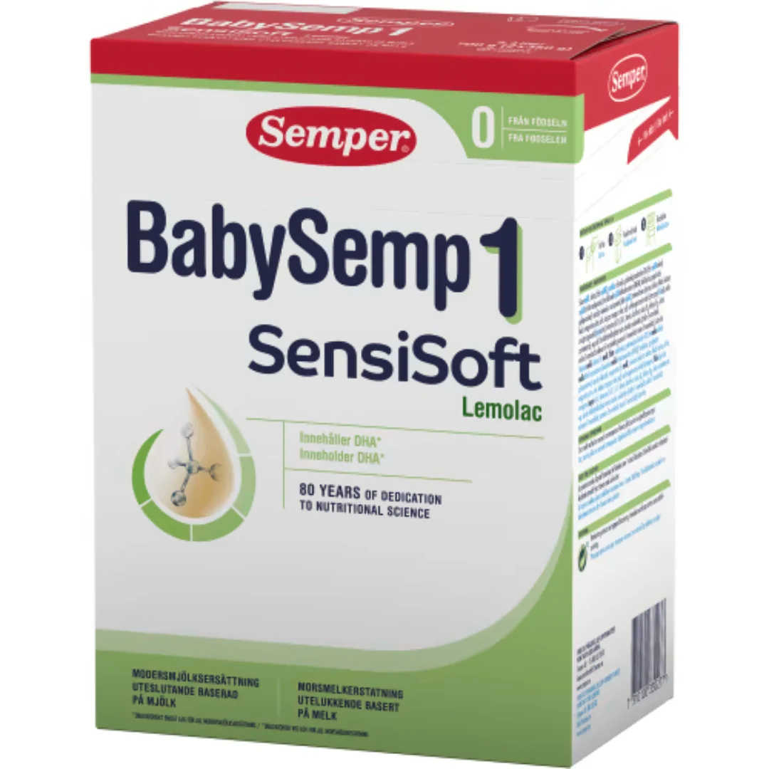 Semper Baby Semp 1 Lemolac Modersmjölks FrÄn 0 MÄnader - Infant Formula with DHA 5.4l