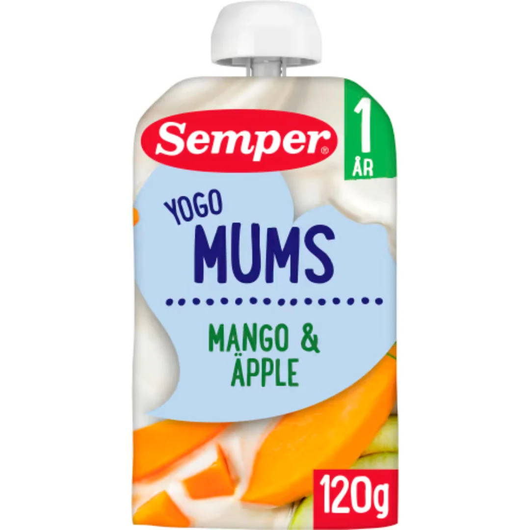 Semper Mango Yoghurt 12 MÄnader - Mango Yogurt 120g