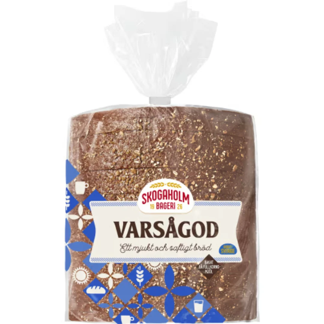 Skogaholm VarsÄgod Skivad - Bread baked with Whole Grain Flour 715g