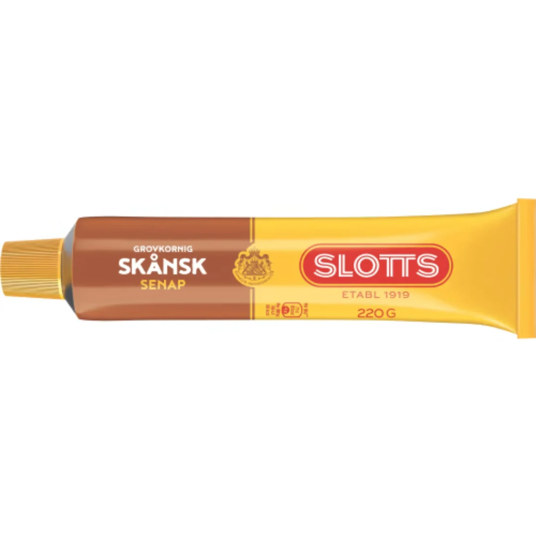 Slotts SkÄnsk Senap - Coarse & Strong Mustard 220g
