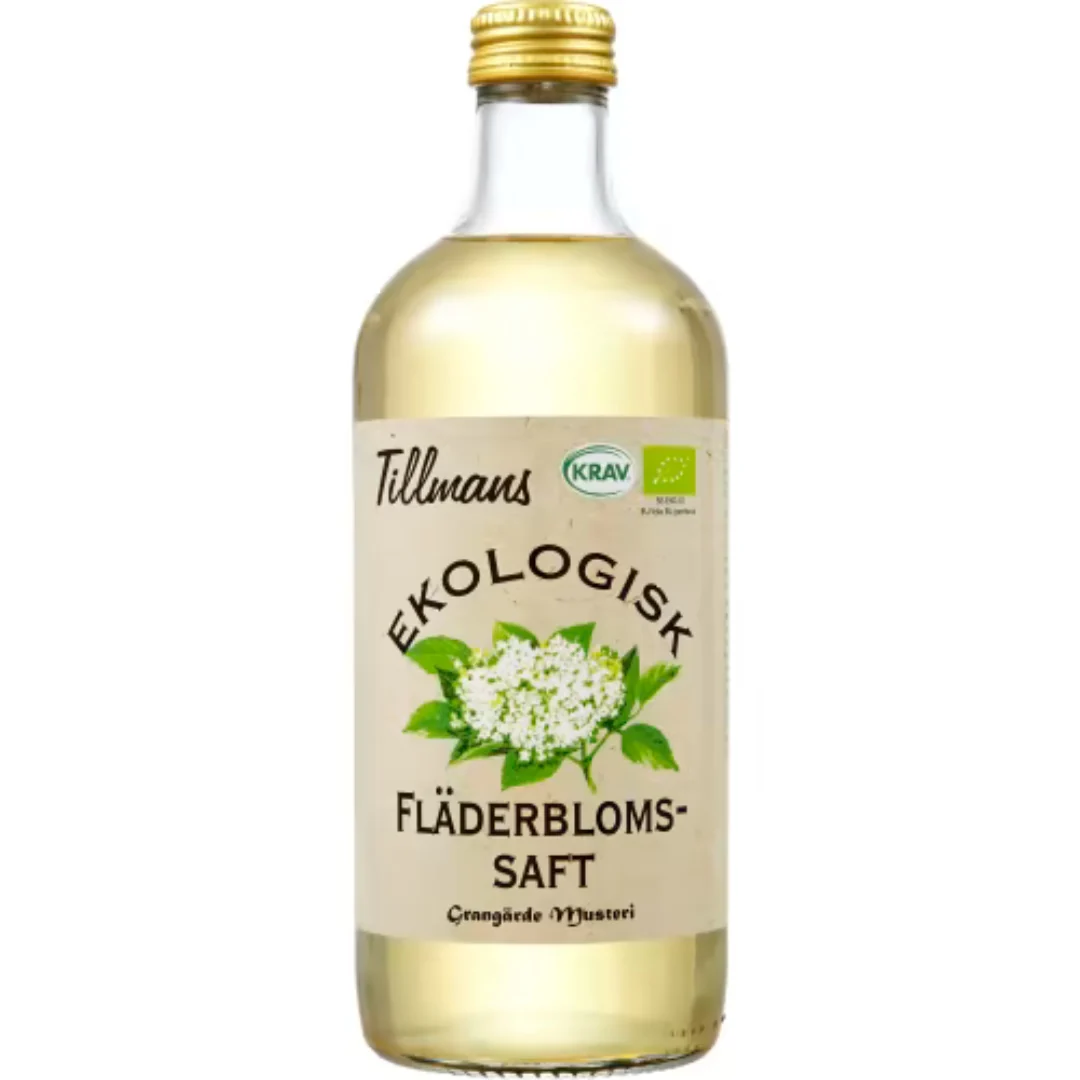 Tillmans Fläderblom Ekologisk Saft - Elderflower Organic Cordial 0.5L
