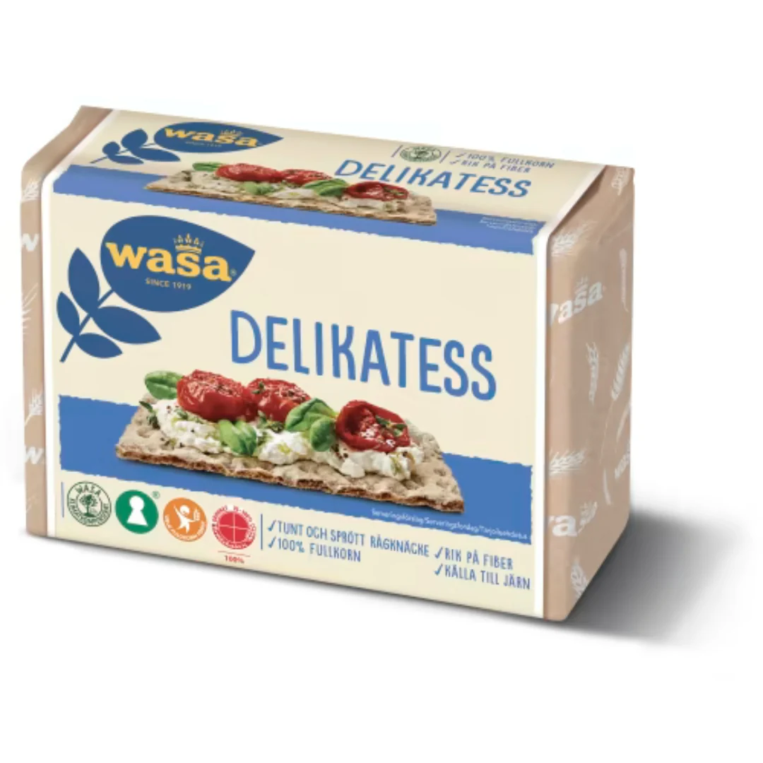Wasa Delikatess Rågknäckebröd - Crispbread Delikatess 270g