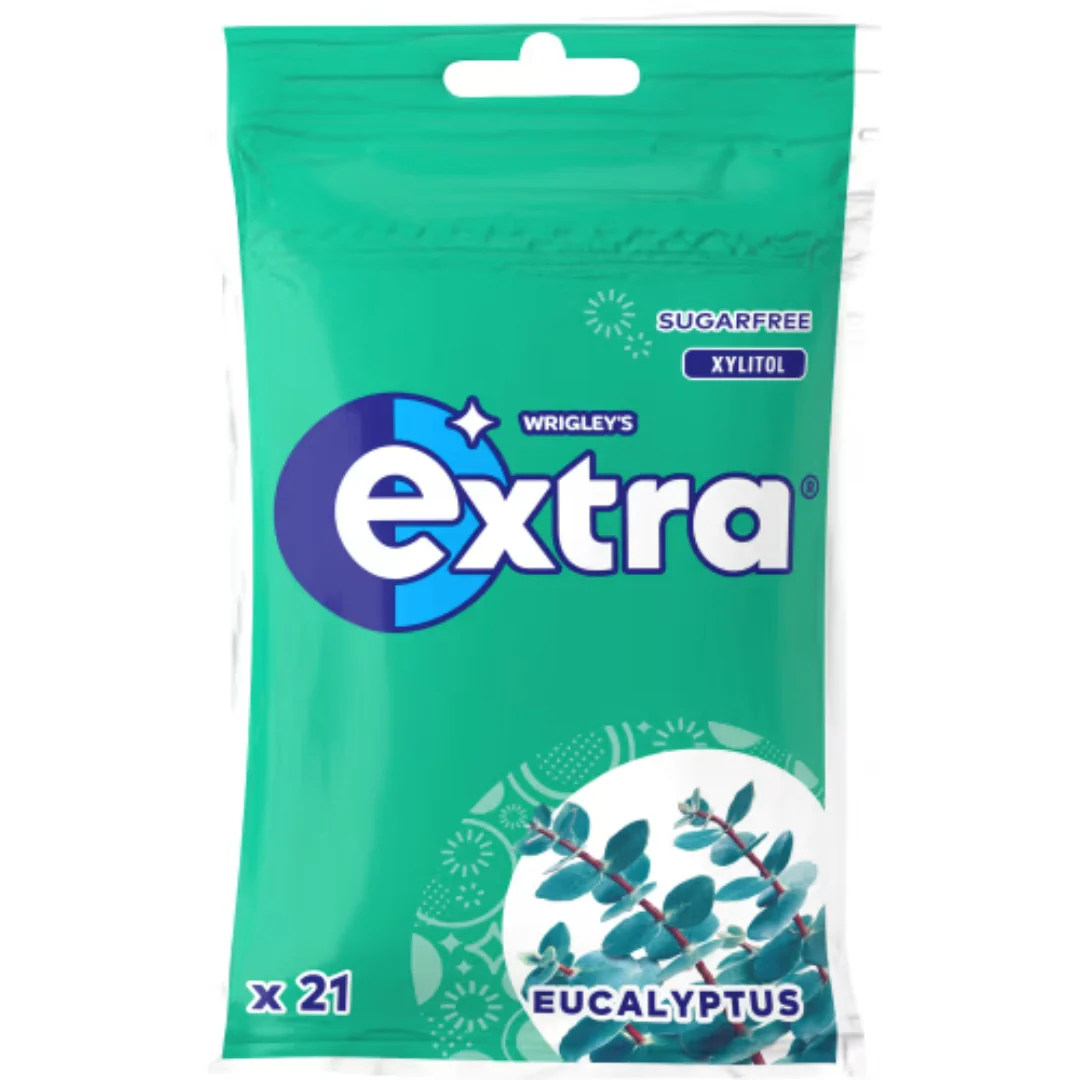 Wrigley's Extra Eucalyptus Tuggummi - Chewing Gum with Eucalyptus flavor 29g