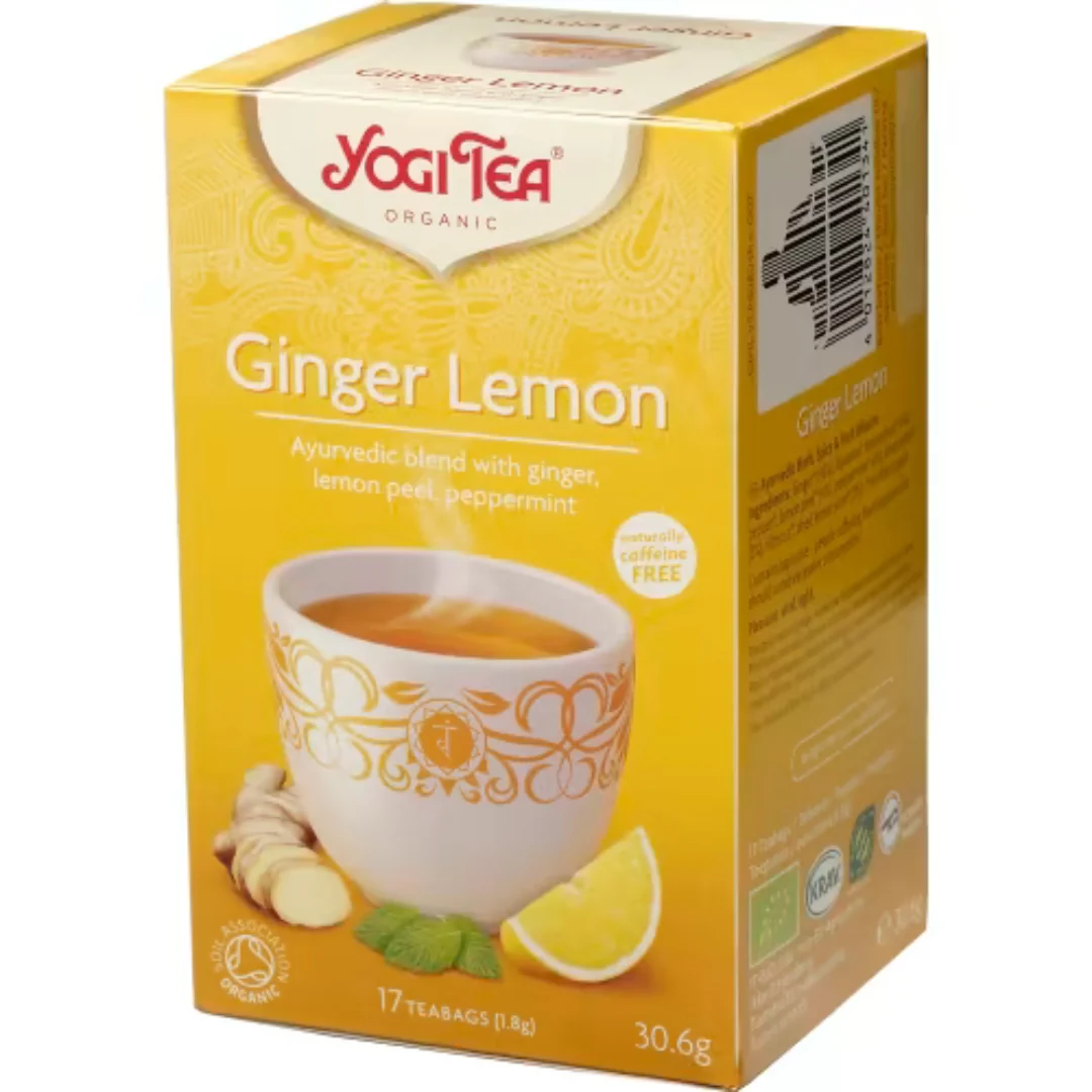 Yogi Tea Ginger Lemon Tea Ekologiskt - Ginger and Lemon Herbal Tea 17p